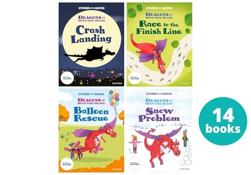 Stories for Maths: Oxford Reading Levels 7-8: Dragons of Moontail Island Y2/P3 (14 book pack)