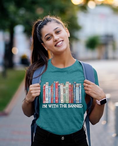 Image of Books Shirts for Women Reading T-Shirt Book Lover Tops Funny Readers Gifts Clothes Casual Librarian Tees