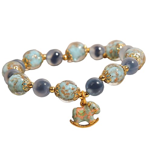 Cuentas naturales de cristal luminosas para pulseras y collares elegantes