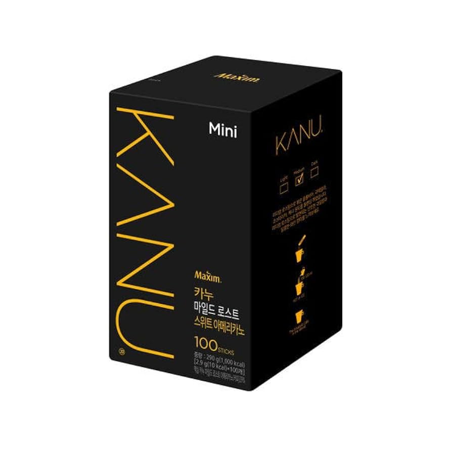 【新品】KANU ダークローストアメリカーノ MINI 150スティック 東西]KANU(カヌ)ミニ マイルドロースト アメリカーノ/0.9g×30包