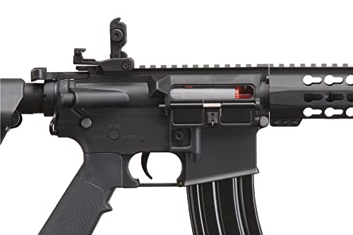 Lancer Tactical Gen 2 Airsoft M4 Carbine 10" Electric Full/Semi-Auto Airsoft Aeg Rifle-1000 Rounds 0.20G Bbs, 9.6V Nimh Battery & Charger Included (Black Polymer W/ 300 Rounds Mag) #TOP5