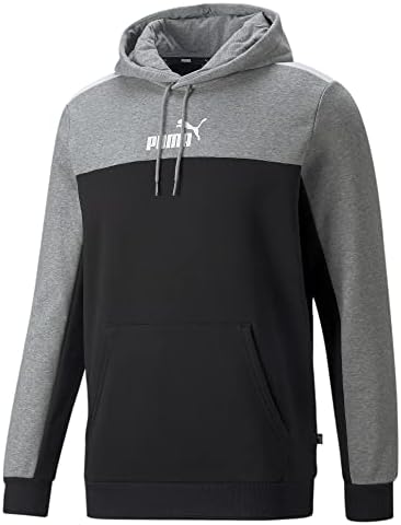 PUMA ESS+ Block Hoodie FL Sudadera Hombre (Pack de 1)