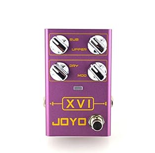 The JOYO XVI polyphonic guitar effect pedal is part of the R Series of effects. The Revolution series pedals all feature metal housed stompbox. The R Series are the 4th generation and all feature some very cool ambient LED lighting. Sub Octave Contro...