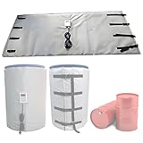 ●【Chauffe-fûts】 Ce chauffe-fûts polyvalent permet une extraction facile des liquides et des matières solides contenus dans les fûts, notamment les adhésifs, les graisses, l'asphalte, la paraffine et diverses matières premières résineuses. C'est un outil fiable pour une utilisation tout au long de l'année, quelles que soient les saisons. Il maintient efficacement la température du contenu même en hiver. Largement utilisé dans l'industrie légère, l'agroalimentaire, la production et le BTP.