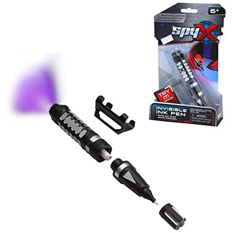 SpyX Invisible Ink Pen - Write and Read Invisible Messages with This Fun Spy Toy. Perfect Addition for Your spy Gear Collection! Cover