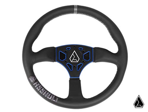 Assault Industries 100005SW0302 350R Steering Wheel- Grey Stitch/Blue PLT