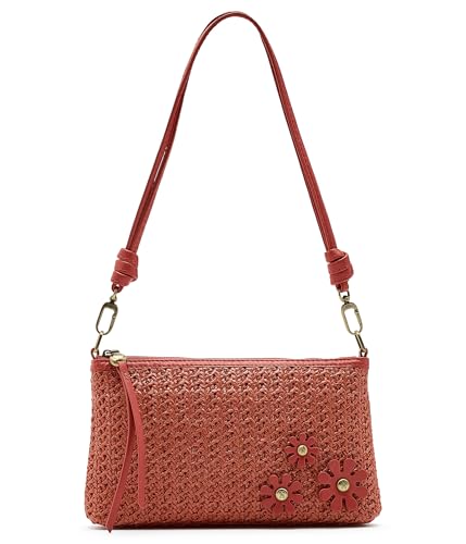 Image of HOBO Darcy Leather Convertible 3-in-1 Crossbody Bag with Removable & Adjustable Strap, Exterior Phone Slip Pocket