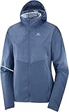Chaqueta ligera con capucha y materiales impermeables y transpirables para running y otros deportes al aire libre, Corte amplio
