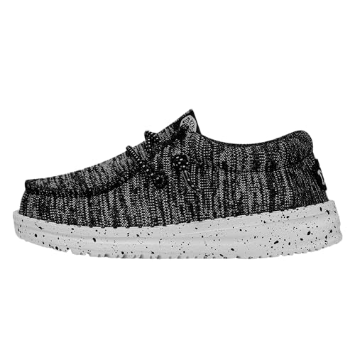 Image of HEYDUDE Boy's Wally Youth Multiple Colors | Boy's Shoes | Boy's Lace Up Loafers | Comfortable & Light-Weight