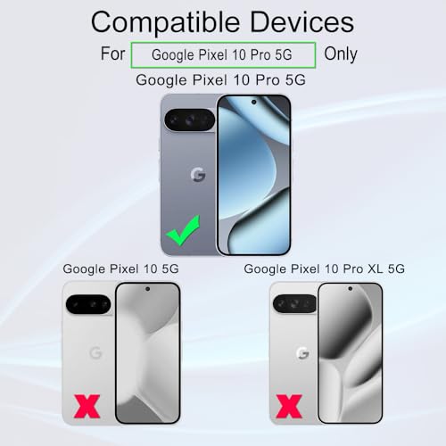 Image of Ibywind For Google Pixel 10 Pro 5G, 2 Pack Screen Protector, 9H Hardness Tempered Glass[Military-Grade Protection],With 1Pc Camera Lens Protector,[Anti-Scratch][Anti-Shatter]