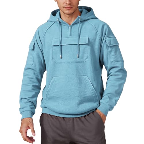 Sweat à capuche polo camionneur zippé idéal pour l'hiver