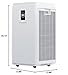 HATHASPACE HSP003 True HEPA Air Purifier for Home, Removes 99.9% of Dust, Smoke, Pet Dander, Odors, VOCs, Covers Up to 2800 Sq. Ft, Quiet Air Cleaner with Smart Sensor for Bedroom & Large Rooms
