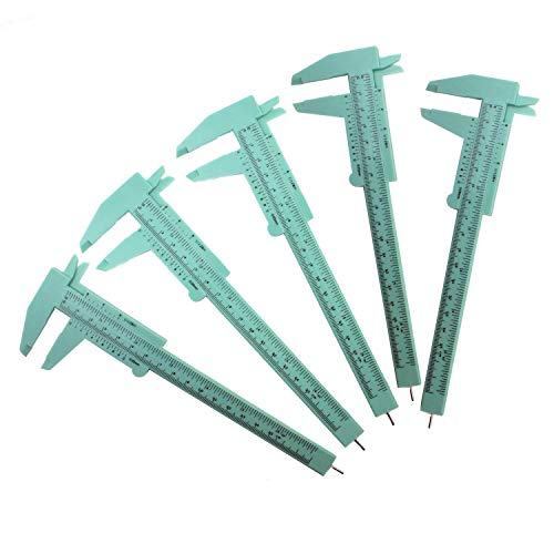 TamBee Plastic Vernier Caliper 150mm Eyebrow Caliper for School Students
