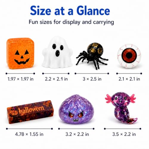 Halloween Squishy,8 Pieces Squishy Pack,Halloween Theme Squishies - image 6