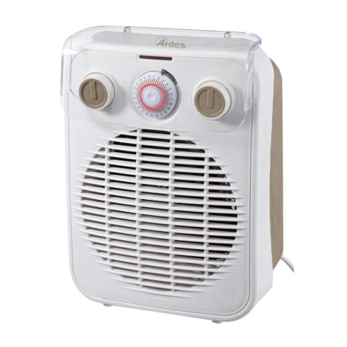 ARDES - AR4F10TI Radiateur Soufflant Filaire CHRONOS, Radiateur Chauffant 2 Puissances Éco/confort, Thermostat Température Ambiante, Radiateur Chauffage...