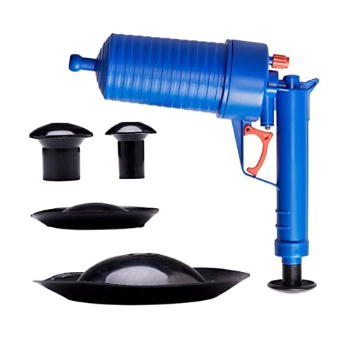 Toiletplunjer aftappen Uitblokkeer Reinigingsgereedschap met zware duty, hogedruk luchtafvoerblaster krachtige pompplunjer voor toilet, wastafel, badkuip, enz. - Afbeelding 6