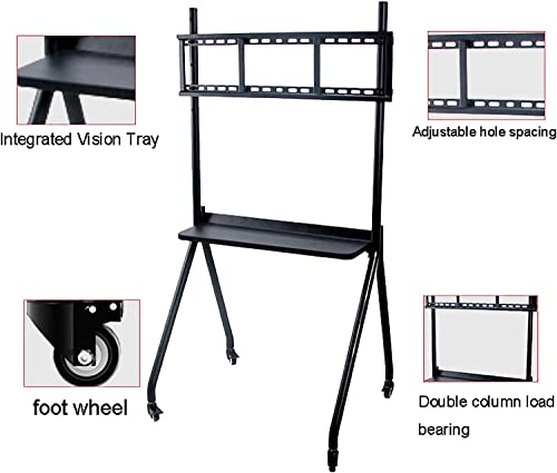 Soporte Móvil para TV 55-75", Ajustable con Ruedas miniatura 6