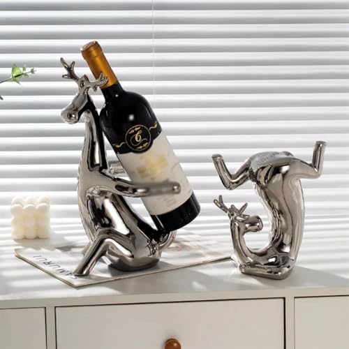 Soporte para botella de vino Elk estilo moderno miniatura 4
