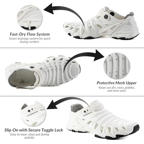 Image of Crosskix 2.0 Closed Toe Water Shoes - Ergonomic Arch Support, Built-in Drainage and Ventilation for Men, Women, and Children