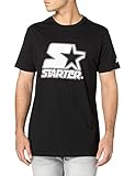 STARTER BLACK LABEL Herren T-shirt Starter Contrast Logo Jersey T-Shirt , Schwarz , S