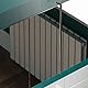 Bath Vida Designs Tiano Badezimmerschrank, dreifacher Spiegel, Wandmontage, moderner Aufbewahrungsschrank aus Edelstahl, Silber