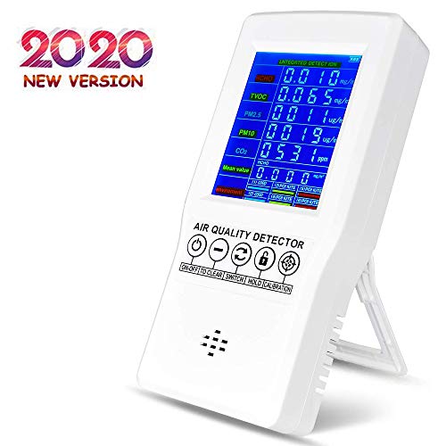 seeed studio Air Quality Monitor Indoor，Air Quality Testor，Formaldehyde Detector，Real-Time Air Tracking for TVOC/PM2.5/PM10