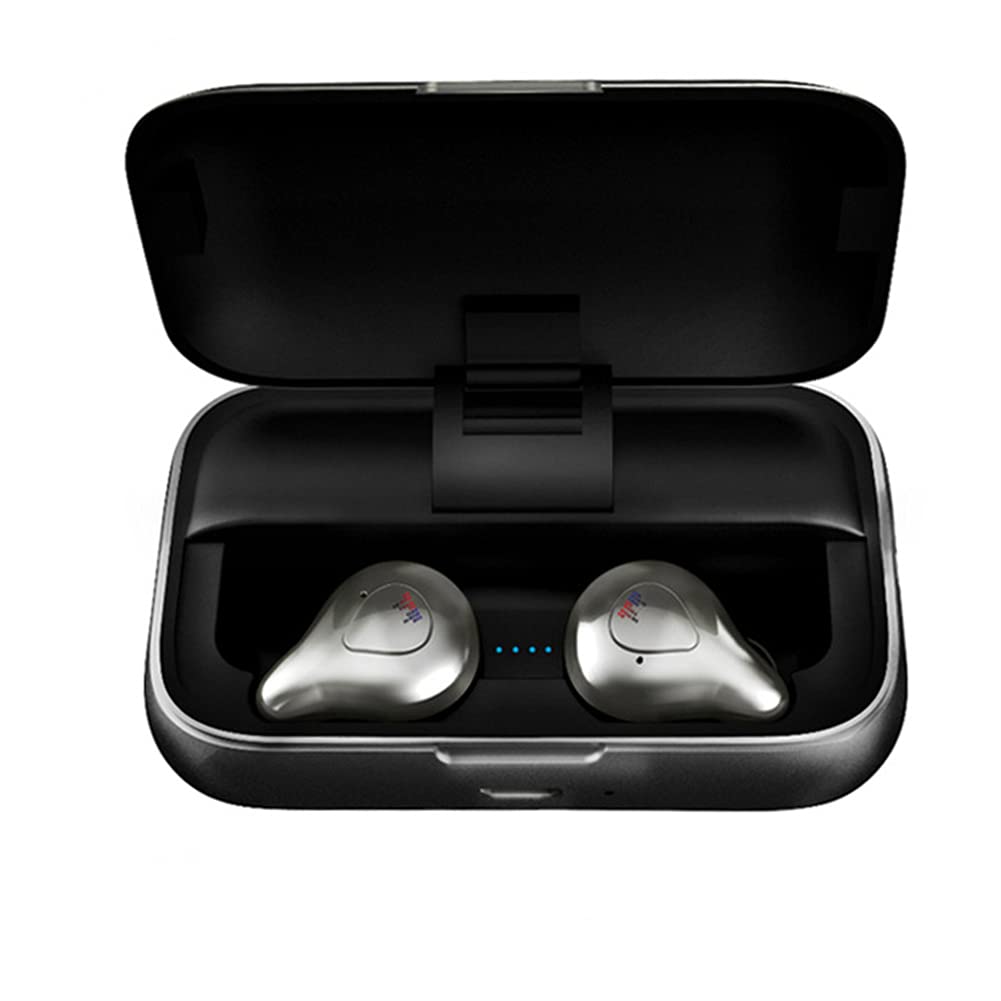 Vero Auricolari Wireless, Cuffie Bluetooth in Auricolari in Esecuzione dell'orecchio con Rumore Che annulla Il Microfono, per Lavoro, Ufficio Domestico