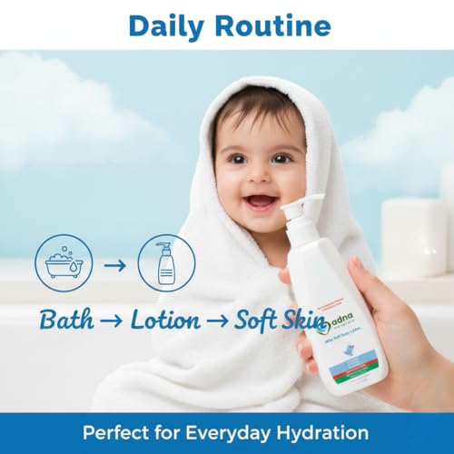 Image of Milky Soft Baby Lotion 200ml | Deep Nourishing & Moisturizing Formula for Baby's Delicate Skin | With Almond Oil Shea Butter Calendula & Aloe Vera | Dermatologist & Pediatrician Tested | Toxin-Free