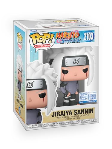 Epic Collectibles Pop Anime: Naruto Shippuden - Jiraiya Sannin Exclusive Vinyl Figure Bundled with Box Protector Compatible for Funko