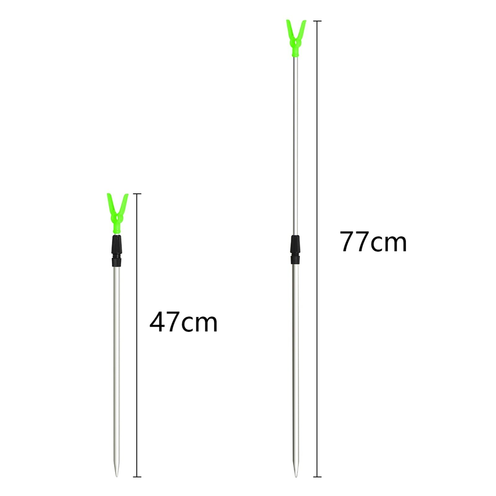 Porta Canna da Pesca Accessori for Asta con Staffa Estensibile for picchetto telescopico Regolabile da Pesca 4/8 Pezzi