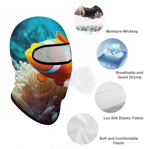 Balaclava para Hombre Pasamontañas Máscara para Esquí Cubierta de Cara para Ciclismo miniatura 3