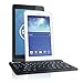FINTIE 8-Inch Ultrathin Wireless Bluetooth Keyboard Compatible with iPad Samsung Tablet, iPhone Smartphone, iOS, Android Tablets Phone, Black