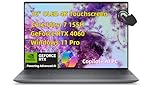 NewDell XPS 16 9640 Business Laptop, 16' OLED 4K Touchscreen, Inte.l Core Ultra 7 155H, 32GB RAM, 1TB SSD GeForce RTX 4060, Backlit KB Thunderbolt4, Wi-Fi 7 w/AI Copilot + AI PC, Win 11 Pro
