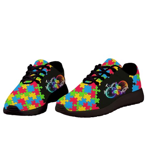 Autism Shoes for Women Men Trail Running Casual Fashion Sneakers Slip-on Tennis Shoes4