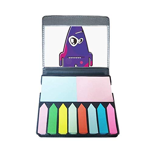 Marque-page monstre violet Universe Alien boîte de rangement pour livre