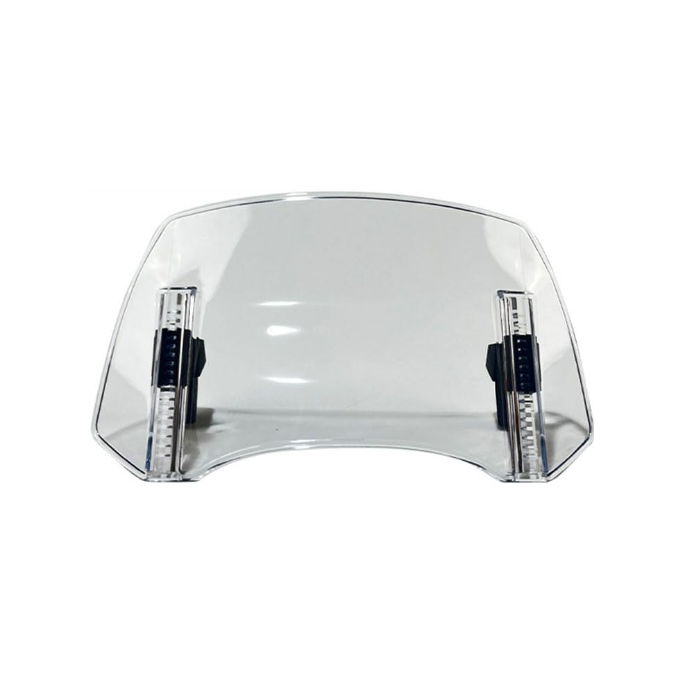 PJTZQHN Motorcycle Windshield Windscreen for Triumph Daytona 675 SE/Moto2 2016–2017 Heightened Extension Adjustable Clip Wind Deflector Extension,clear-L