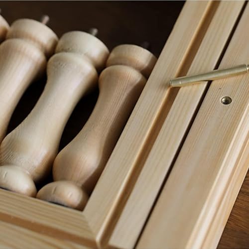 Stickrahmen, tragbarer Holz-Kreuzstichständer, wendbares Buchenholz für Handarbeiten und Nähprojekte