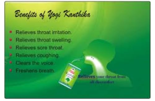 Image of Yogi Kanthika Ayurvedic Throat Relief Pills for Sore throat | 280 Pills (Pack of 4)