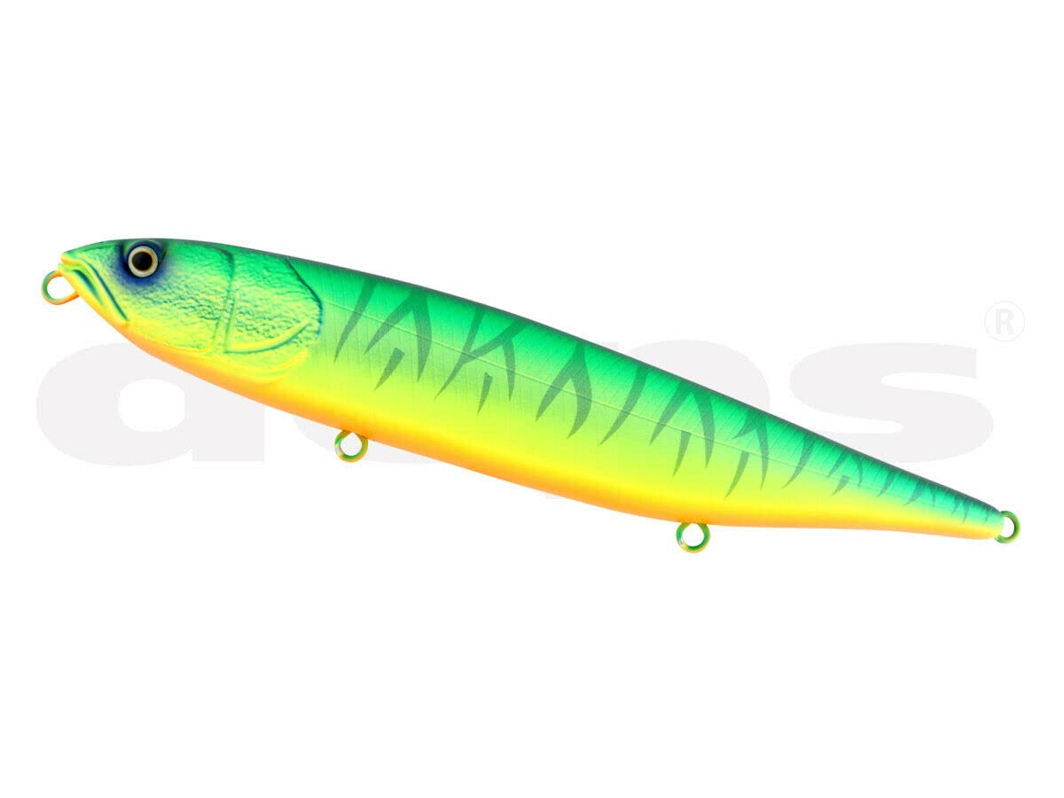 Deps Huge Pencil Skater Silent 8.9in 3.7oz #10 Hot Tiger Topwater