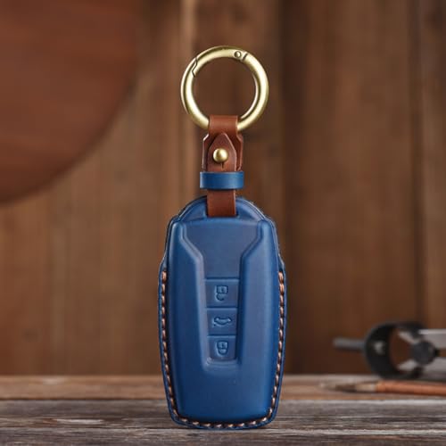 Funda de cuero para llave de coche VW Touareg 2018 carcasa protectora mando