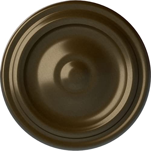 Image of 9 5 /8 inchOD x 1 1 /8 inchP Maria Ceiling Medallion (Fits Canopies up to 1 3 /4 inch), Brass