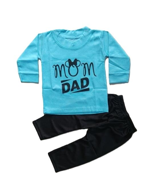 Image of CHRYSANTHEM Baby unisex Lightweight Top and Bottom set& cotton