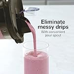 Hamilton Beach Power Elite Wave Action Blender For Smoothies, 40 Oz Glass Jar, 12 Functions Including Puree, Crush Ice, Black, 700 Watts, Black (58148A) - Image 4