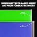 Samsill 200 Pack Heavy Duty Sheet Protectors, Non-Glare, 8.5x11 Inch Page Protectors for 3 Ring Binder, Letter Size Protectors, Reinforced Holes, Non-Glare Protector, Top Loading, Acid Free