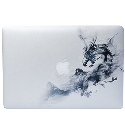 cool mac stickers - NDAD Creative Cool Smoke Dargon Vinyl Decal Partial Art Stickers Skin for MacBook Pro 13, and MacBook Air 13.3