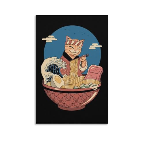 G gA[g Cg Catana Ramen Wave 킢 |X^[ ̑ t@bV q ʉ G16x24inch(40x60cm)