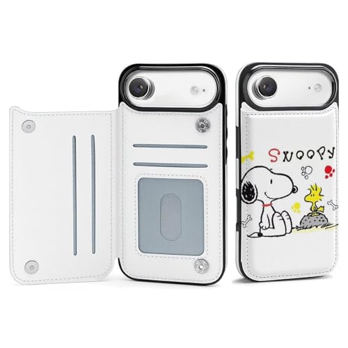 手帳型 スヌーピー ウッドストック 対応 iPhone 17 Air ケース カード収納 スマホケース 財布型 携帯ケース 軽量 全面保護 スタンド機能 おしゃれ お祝いギフト