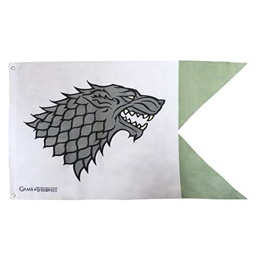 ABYstyle Juego de Tronos – Bandera – Stark (70 x 120 cm)