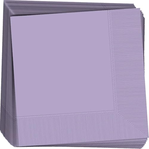 Lavender 2-Ply Luncheon Napkins - 6.5
