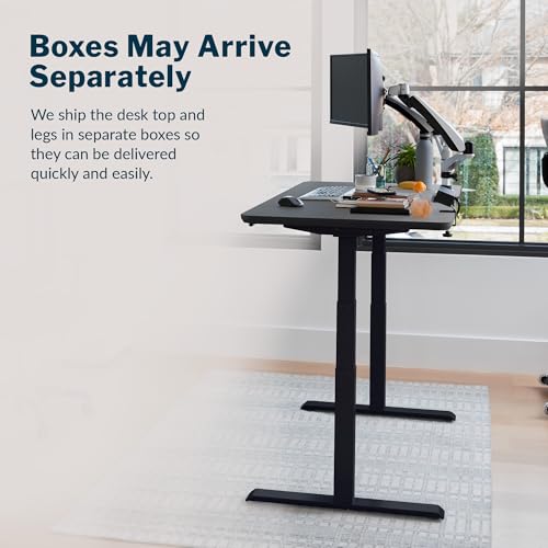 Electric Standing Desk with Drawers